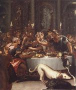 The banquet of the Kleopatra ALLORI Alessandro
